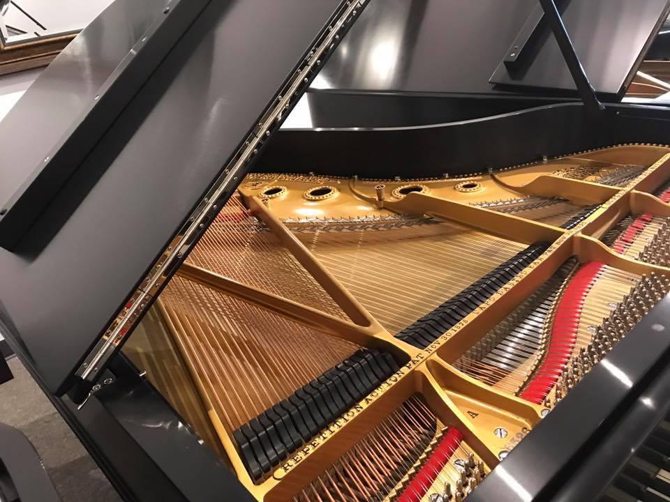 Steinway Model A Grand Piano 6’2″ Ebony Satin – Rebuilt