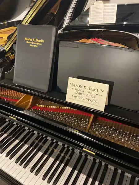 Mason & Hamlin Model A Grand Piano 5’8″ Like NEW! HOLD