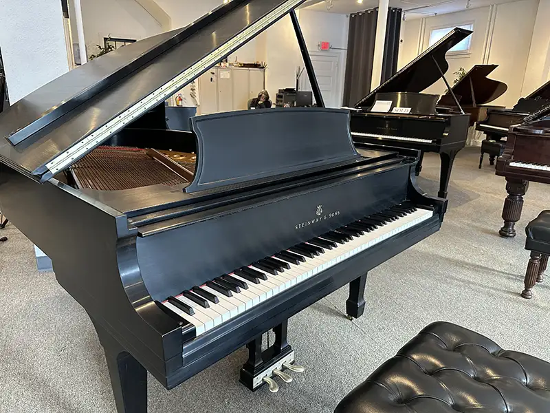 Steinway Model M – Ebony Satin – Excellent Preowned Steinway SOLD Steinway Model M – Ebony Satin – Excellent Preowned Steinway SOLD