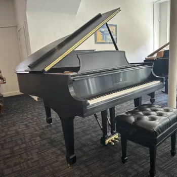 Steinway Model M – Black Satin, 2004 preowned, beautiful Steinway Model M – Black Satin, 2004 preowned, beautiful