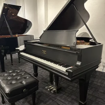 Steinway Model O – rebuilt with Renner Action, New Pinblock, Mapes Strings, and Nitrocellulose Lacquer Finish SOLD