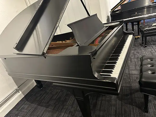 Steinway Model O – rebuilt with Renner Action, New Pinblock, Mapes Strings, and Nitrocellulose Lacquer Finish SOLD Steinway Model O – rebuilt with Renner Action, New Pinblock, Mapes Strings, and Nitrocellulose Lacquer Finish SOLD
